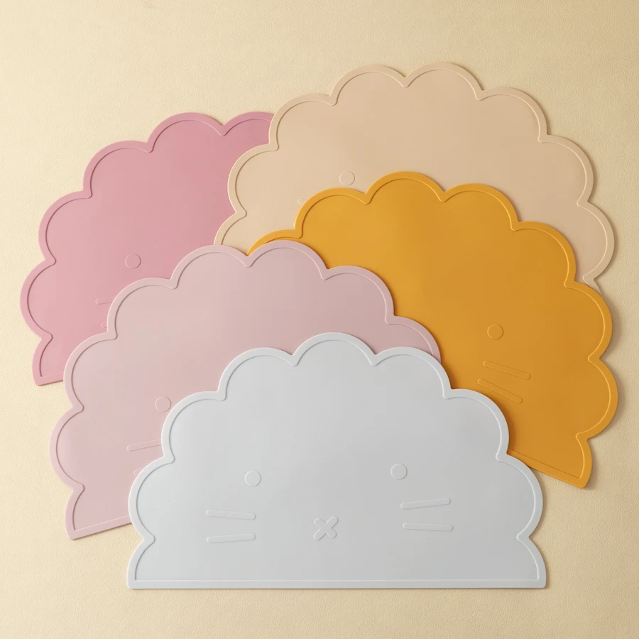 Wholesale Children Baby Tableware Baby Feeding Dishes Plate Mat Kids BPA Free Waterproof Baby Placemat  Baby Accessories 3