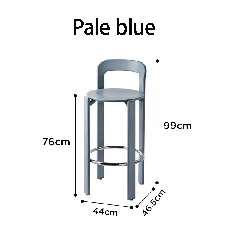 pale blue barstool