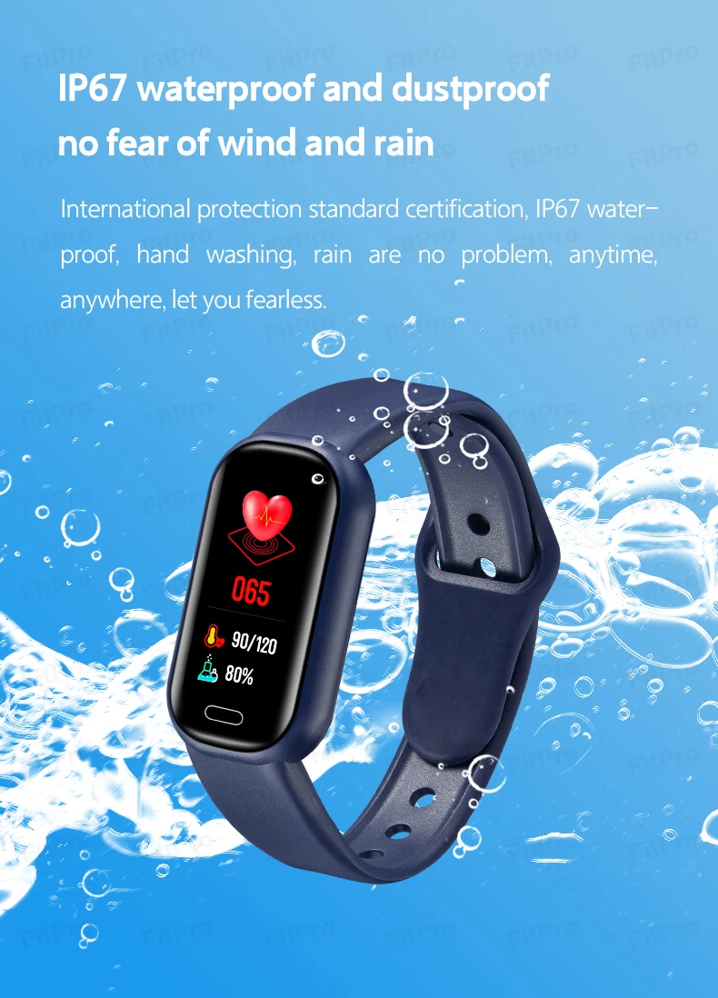 Smart Bracelet With Bluetooth Call Information Reminder Heart Rate Blood Pressure Sleep Monitor Sports Step Counting Smart Watch