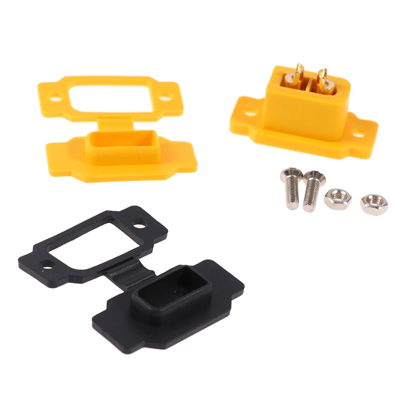 

Rc Accessories XT60BE-F Brass Gold Plated Male Connector With Dust-proof Cover PVC Plug Protective Sleeve Cap for RC