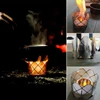Backpacking Alcohols Stove Windbreak Plate Lightweight Stainless Steel Stove Folding Windscreen For Outdoor Camping Use 5