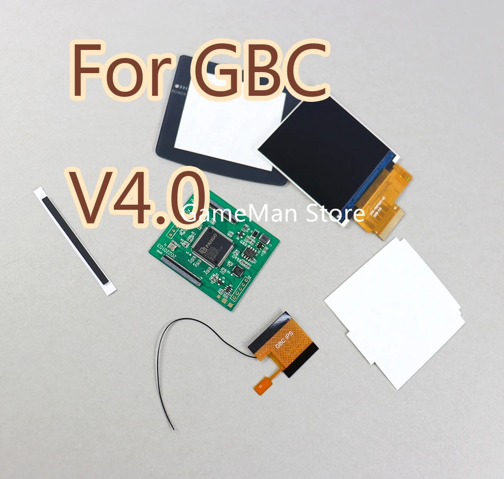 

FOR GBC V4.0 Easy to install 2.6 " IPS high brightness LCD screen is suitable for Nintendo Gameboy Color GBC With Logo