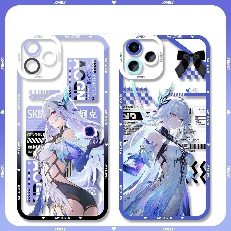 Skirk Character Design Phone Case - Genshin Impact Edition