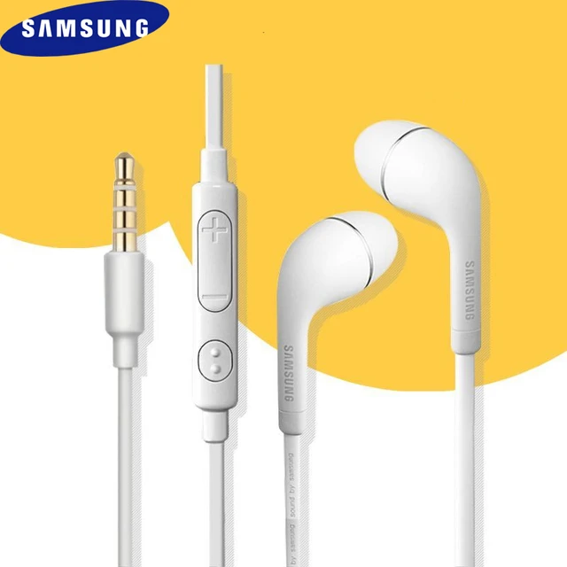 Samsung-Écouteurs intra-auriculaires EHS64 d'origine avec microphone,  3.5mm, avec contrôleur filaire, pour Galaxy