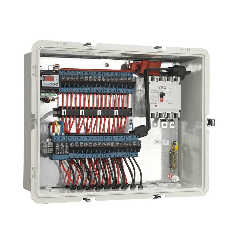 YRO PV DC 번개 보호 결합기 상자, DC SPD 서지 보호대, OEM 태양광 패널 회로 차단기 장치