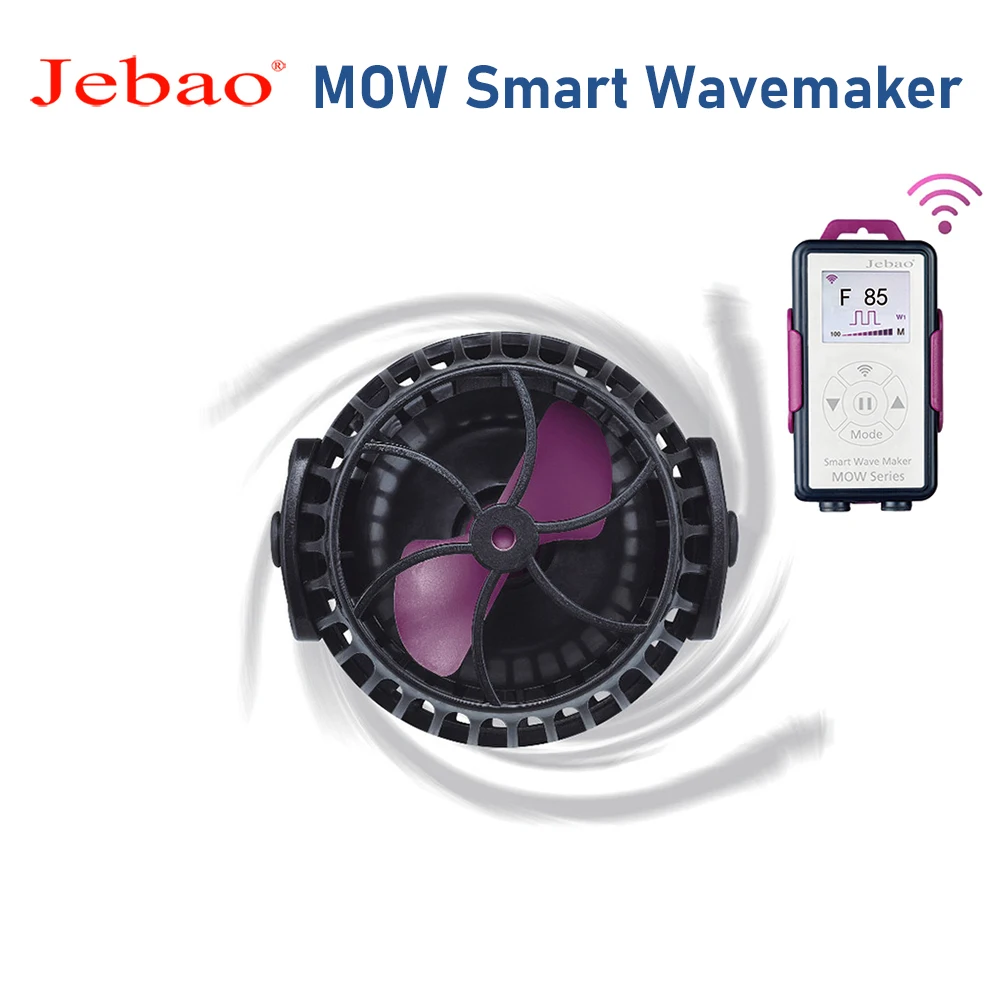Jebao MOW Series Smart WiFi Aquarium Water Wavemaker Pump with LCD Display Controller for Fish Tank water pump aquarium water pump fish tank pump aquarium dosing pump