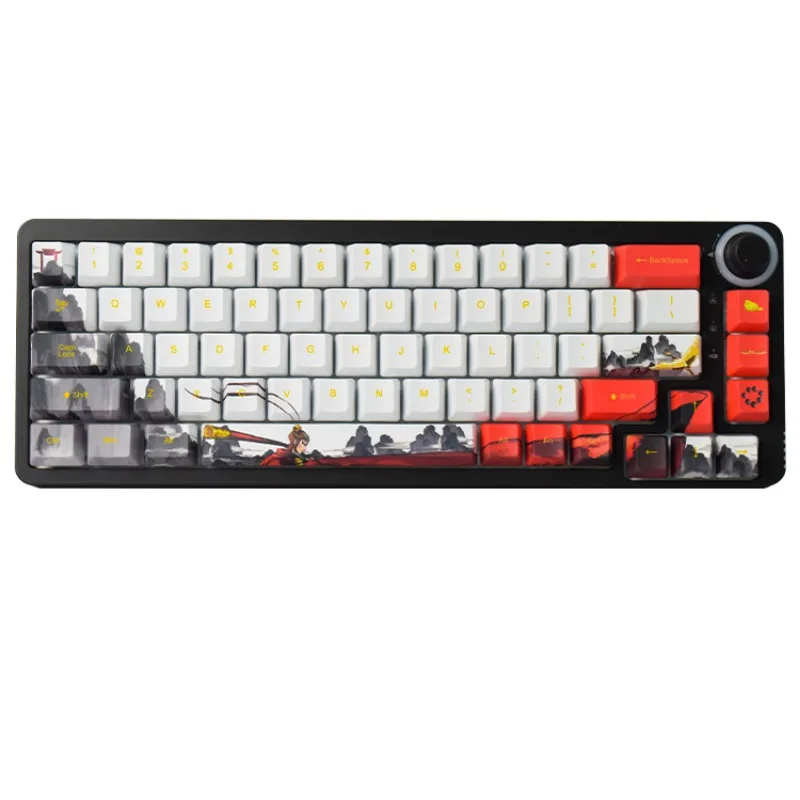 

Hot Sale 2023 New Mini 87 Keys Numerical Keyboard Wired Backlit Colourful Ergonomics Mechanical Keyboard Gaming