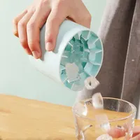 Silicone Ice Cube Mold Round Ice Bucket Summer Homemade DIY Refrigerator Freeze Ice Maker Creative Ice Cube Mold Barware Tools 2