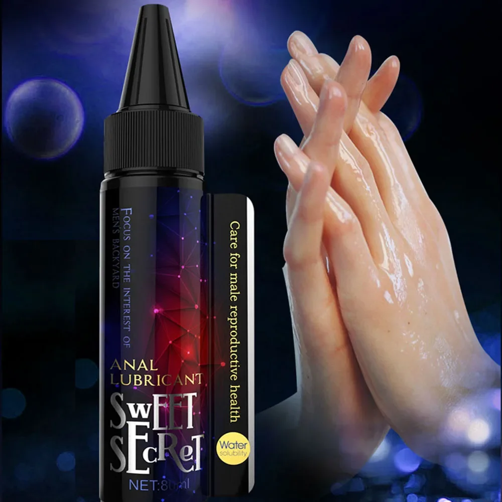 80ml Analgesic Anal Lubrication Gay Lubricant for Sex Lube Massage Oil Anti-Pain Intimate Goods for Adult Sex Products Men