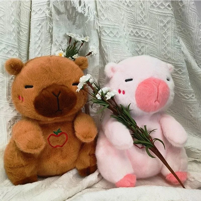 Baby Capybara Breathing Plush Toy Stuffed Creative Into Animals Transform Breathing Donkey Sleeping Doll for Kid Birthday Gift