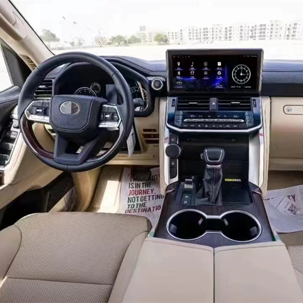 

Автомобильный мультимедийный видеоплеер 12,3 дюйма для Toyota Land Cruiser LC300 2022 2023 Android автомобильный радиоприемник с навигацией GPS DSP, головное устройство Carplay