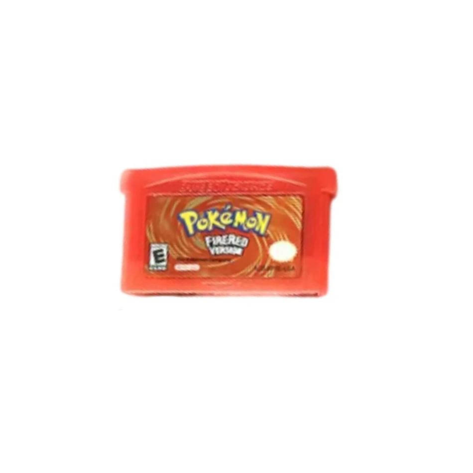 Game Card NDSL/GBM/GBASP GBA Game Cassette Classic Hot Selling Pocket Monster Red, Blue, Emerald, Fire Red Leaf 5