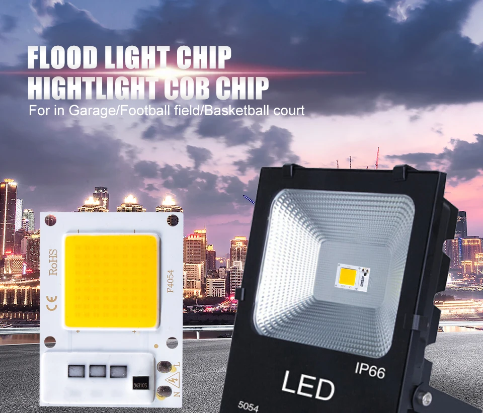 Description Picture 2 of itemLED Chip 10W 20W 30W AC 220V COB Chip Smart IC No Need Driver LED Bulb LED Lamp Beads Flood Light Spotlight Diy Lighting F4054