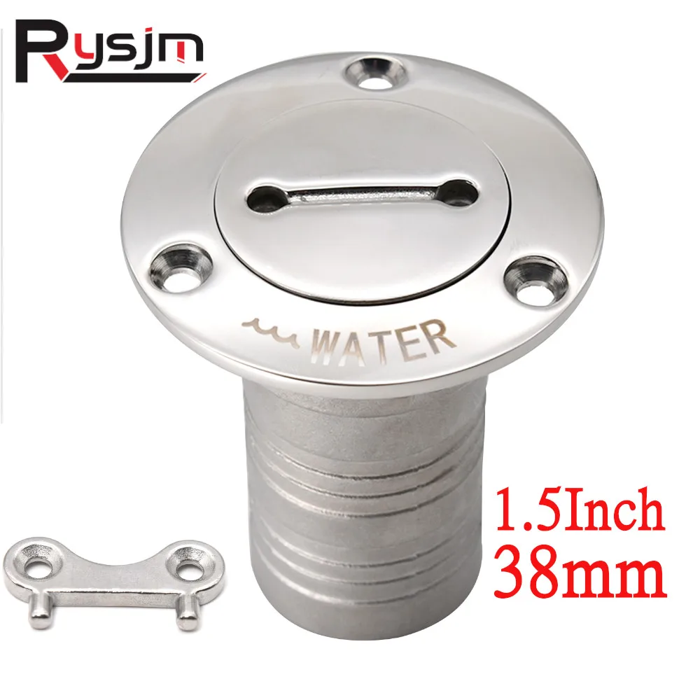 

Marine Hardware Mirror Polish 316 Stainless Steel 1.5" 38mm Deck Filler Fill FUEL GAS DIESEL WATER WASTE Boat Accessories Yacht