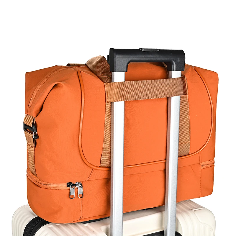 Large capacity high-quality travel luggage - gym and night carry on, adjustable shoulder strap, Multi Pocket sports handbag