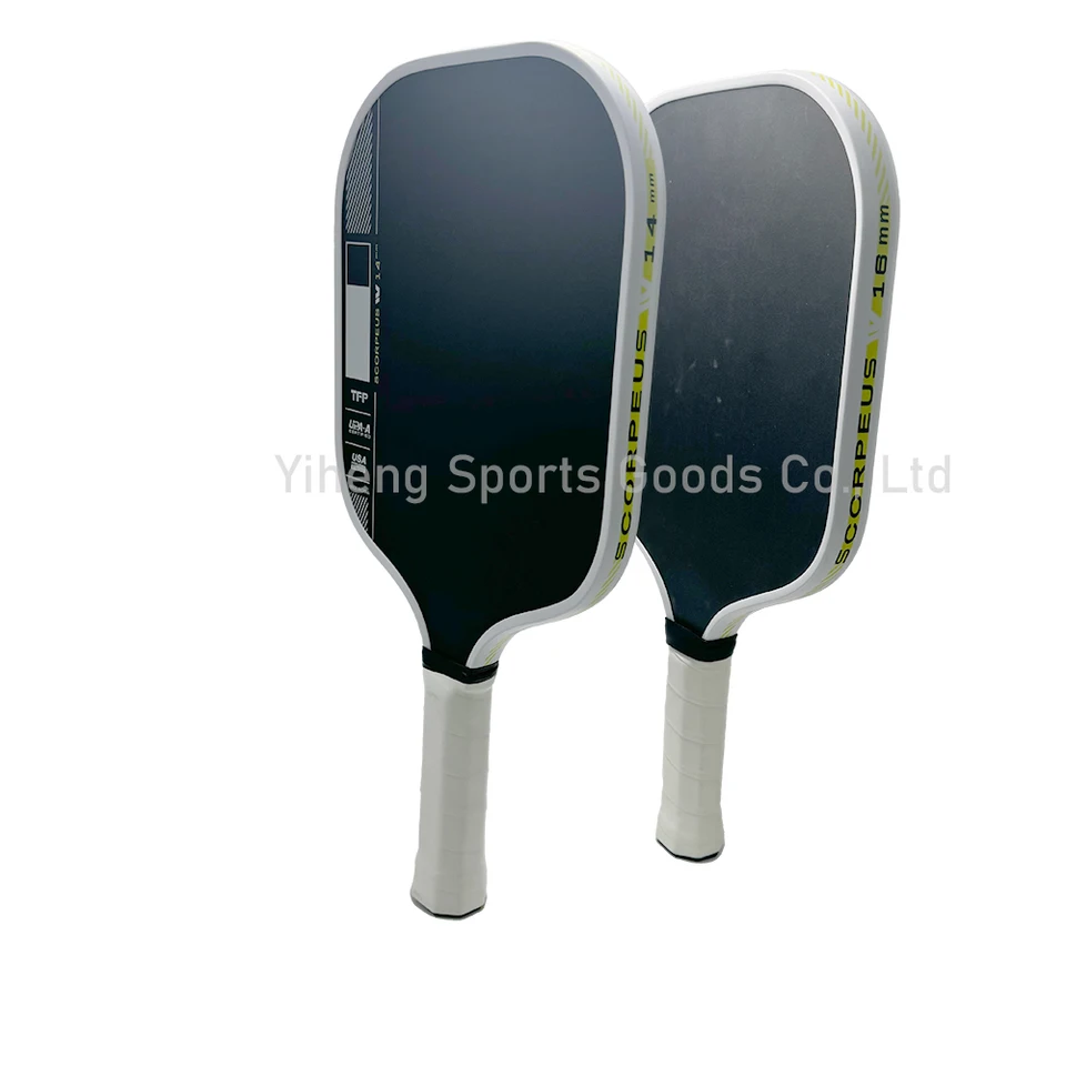 Pro Series XT Toray T700 Carbon Square Pickleball Paddle Green/Black Edge