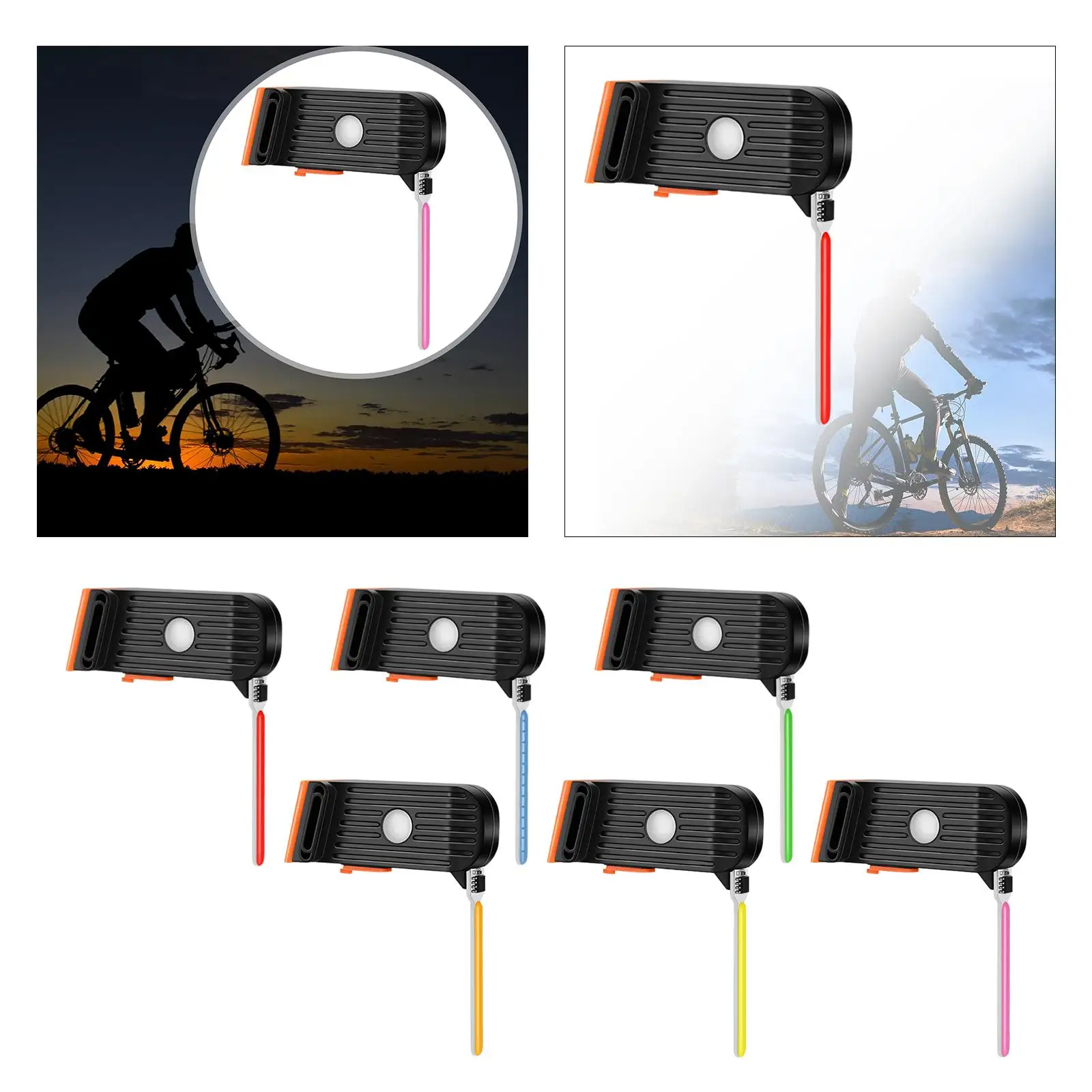 Bicycle Light Bike Rear Light Cycling Part Easy Installation Lightweight Bike