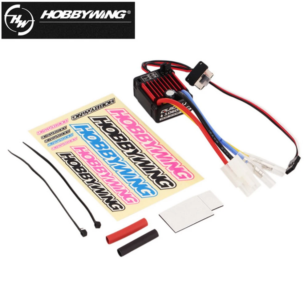 HobbyWing QuicRun 1060 ESC Brushed Electronic Speed Controller 60A ESC 1:10 RC Car Waterproof RC Car