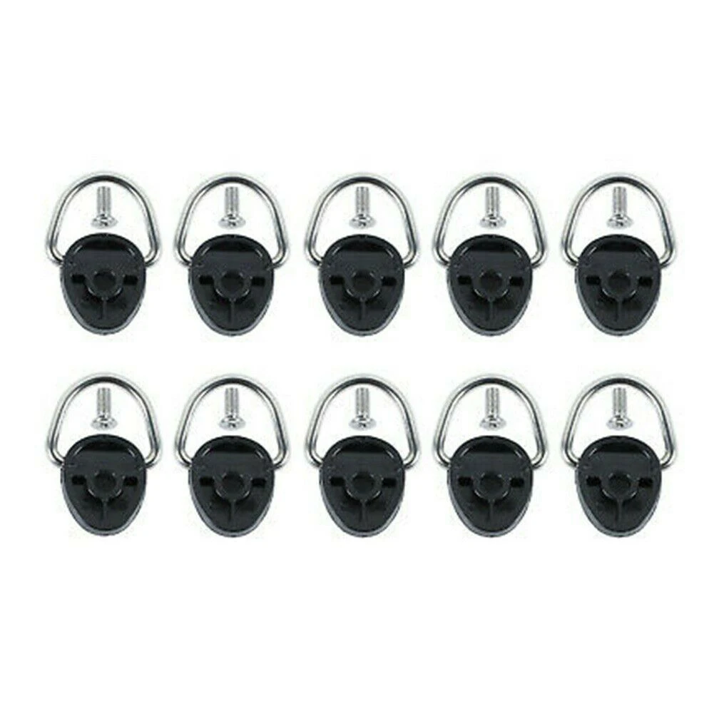 

10-PACK Metal Tie-Down D-Ring Buckle For Suzuki Jimny 2019 2020 Trunk Cargo Area D-Type Buckle *10 B Type Auto Parts