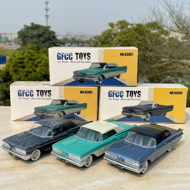 

1:43 Scale Diecast Alloy 1959 Hardtop Convertible Classic Retro Car Model Metal Toy Vintage Vehicle Gift Fans Collection Display