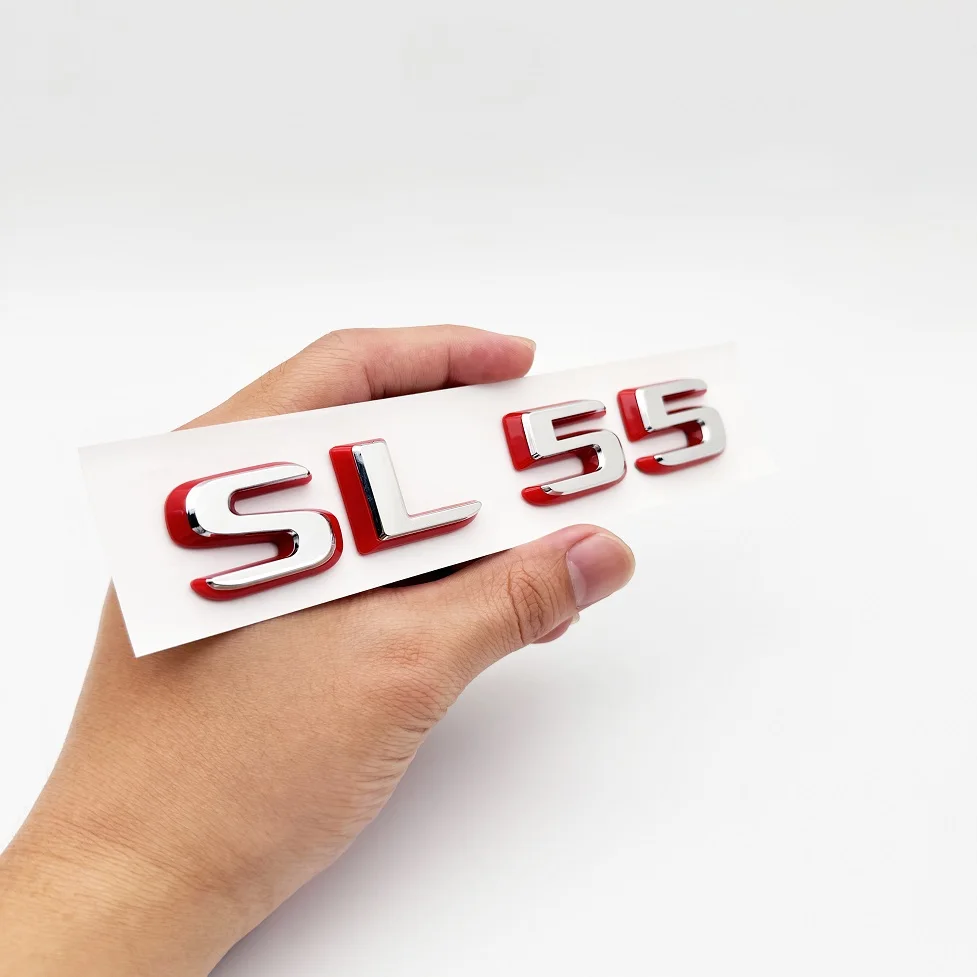 2024 새로운 스타일 문자 숫자 SL43 SL55 SL63 SL65 SL63s V8 Biturbo 4AMTIC + EPERFORMANCE for R232 자동차 사이드 트렁크 스티커