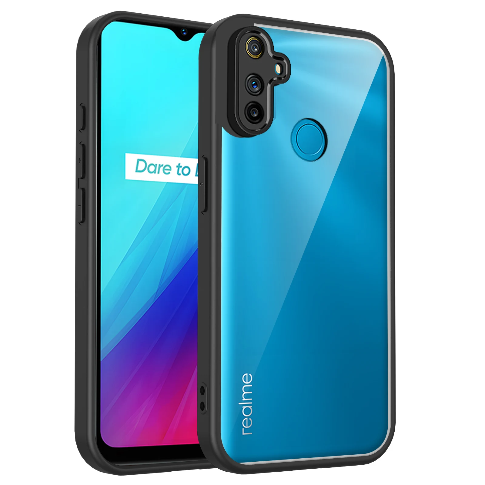 Frosted Skin Feel Protective Phone Case with Camera Protection