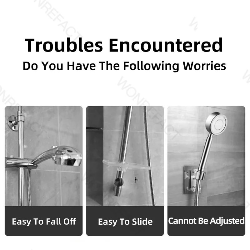 Shower Bracket Adjustable for Bathroom shower rod holder height adjustable shower bar adjustable shower bracket