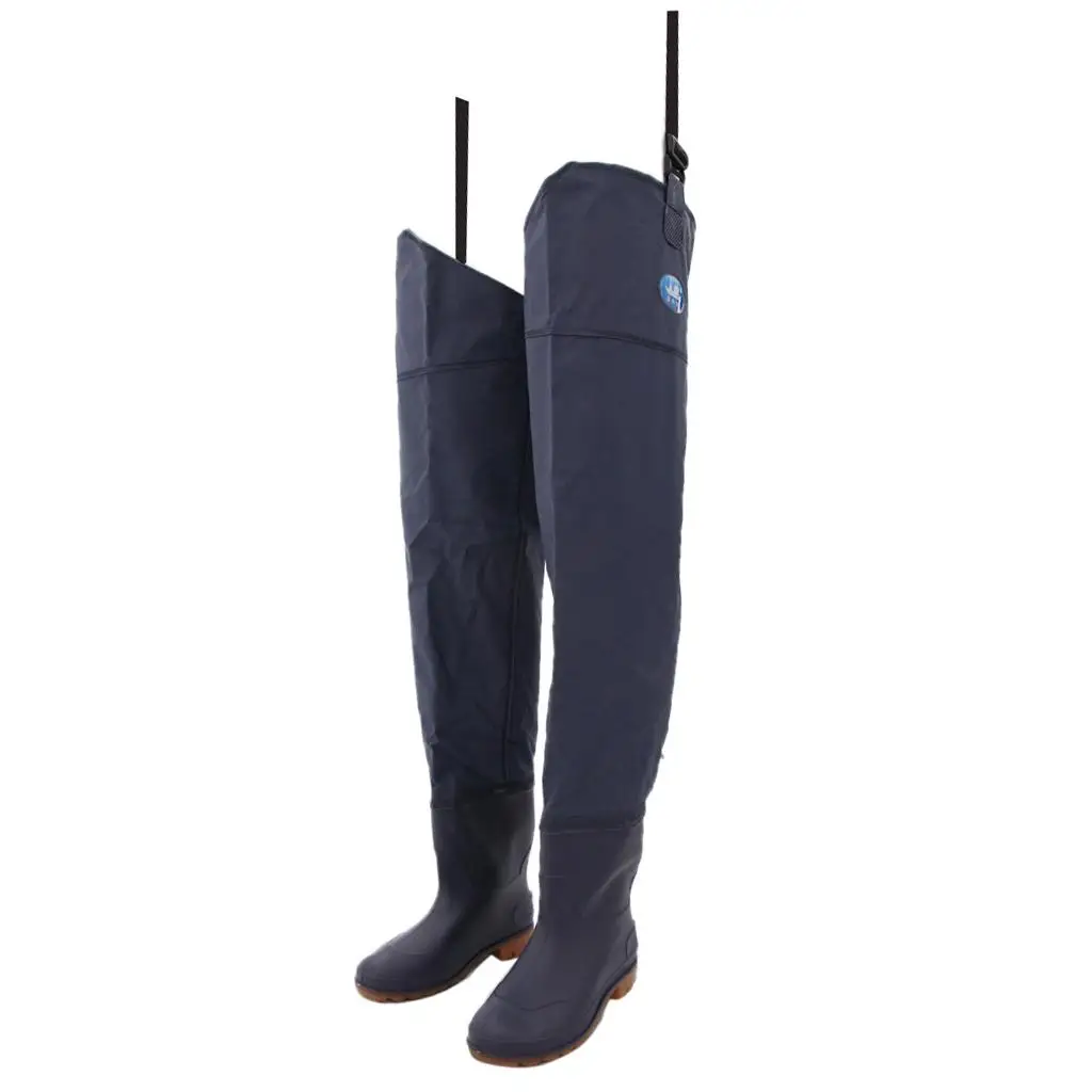 Waders de pêche imperméables pour homme, taille US 8, bottes cuissardes haut de gamme