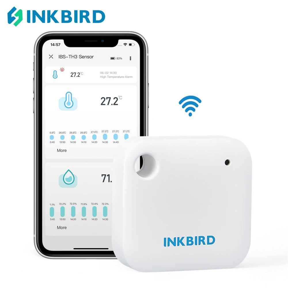 Inkbird Ibsth3 Wifi Temperature Humidity Sensor Indoor Thermometer
