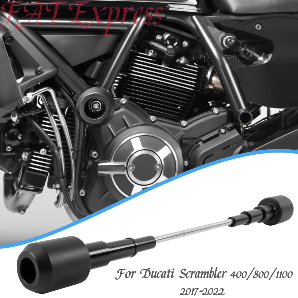 

For Ducati Scrambler 400 800 1100 2017-2022 2021 Frame Slider Fairing Guard Crash Pad Protector Motorcycle Falling Protection