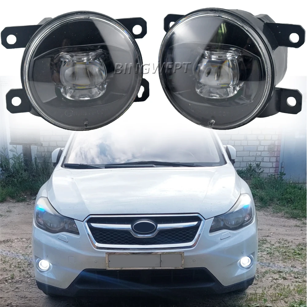 2 X Fendinebbia Lampade Led Faro Per Subaru Xv Crosstrek 2013-2015 Per Subaru Forester 2013 2014 2015 2016 2017