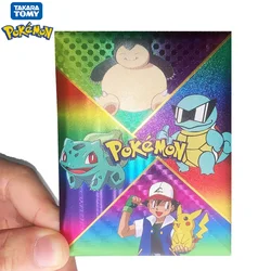 2024 New Box 10Pcs Pokemon Cards Colorful 3D Gold Foil Vmax Vstar V Silver Energy Card Charizard Pikachu Rare Series Battle Card