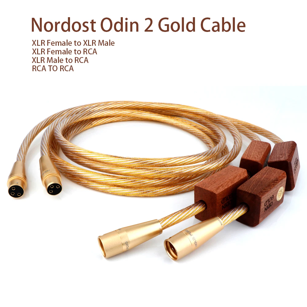Nordost-ODIN-2-Gold-RCA-Audio-Cable-HIFI-XLR-Male-To-Female-Plug-Lin ...