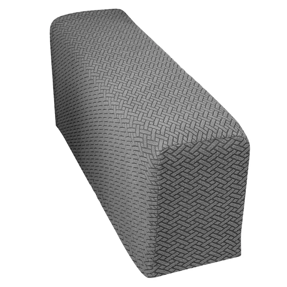 Checkered Pattern Sofa Arm Covers Furniture Protector
