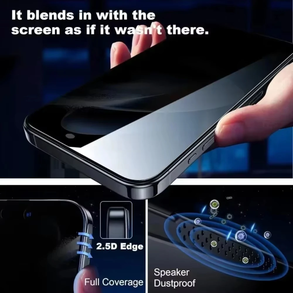 Enhanced Privacy Tempered Glass Screen Protector - Protective Film
