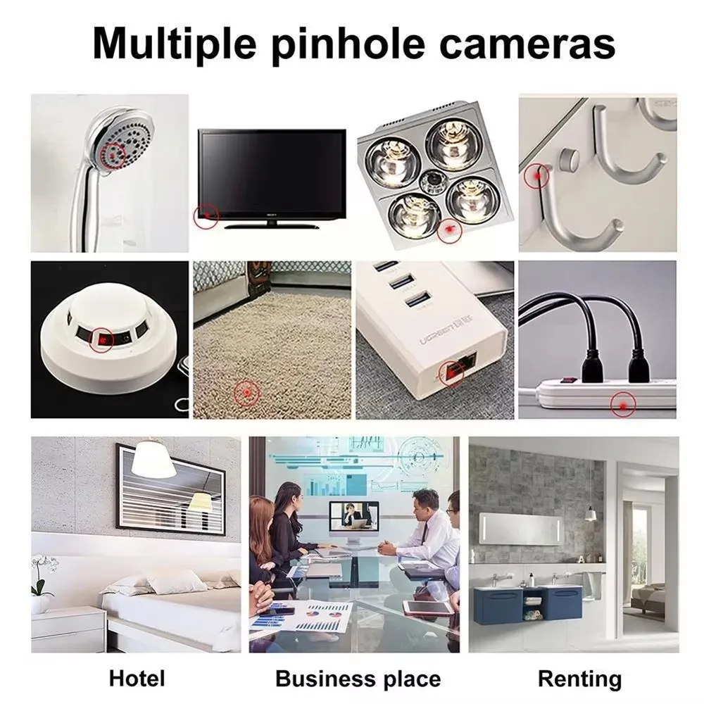 Portable Hidden Camera Detector Type C Mini Mobile USB Alarm Hotel Infrared Anti Surveillance Anti Candid Shooting Pinhole Camer