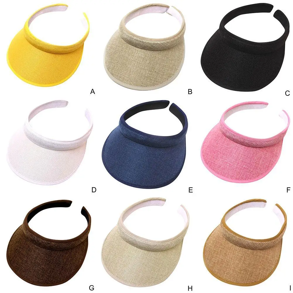 Unisex-Sonnenhut aus Baumwollleinen für Frühling und Sommer, leerer Zylinder für Männer/Frauen, atmungsaktiver Eltern-Kind-passender Sonnenschutz – Detail 31