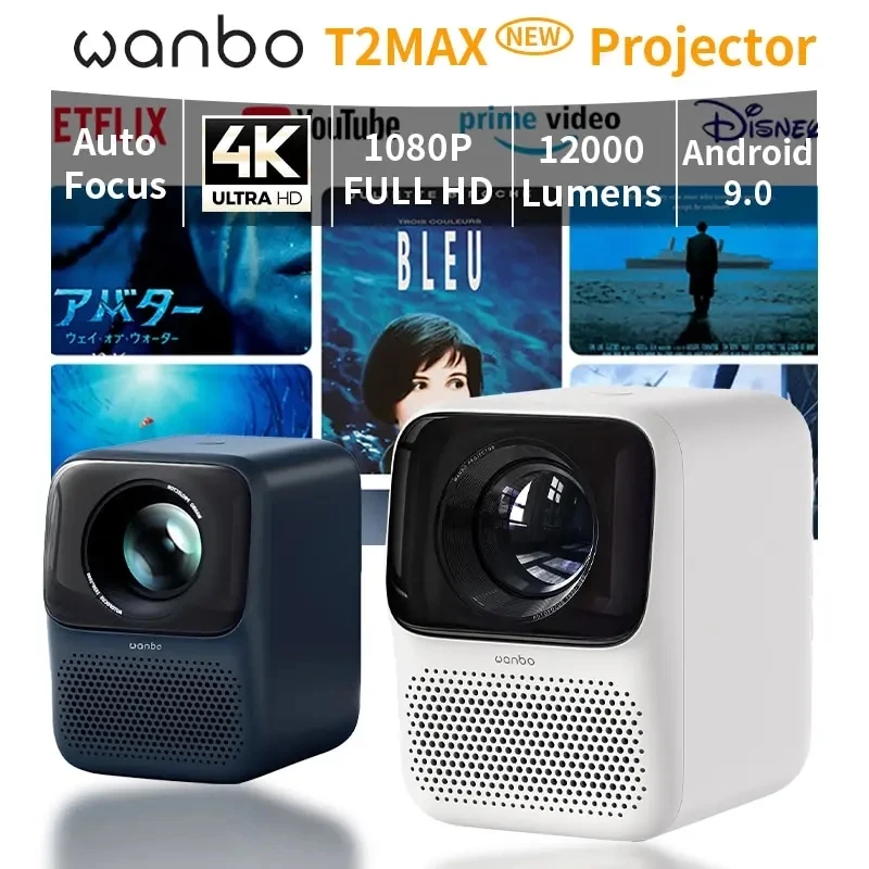 Projetor Wanbo T2 Max 1080p Android Bluetooth full Hd top para assistir  filmes e transforma sua casa em cinema em Promoção na Americanas