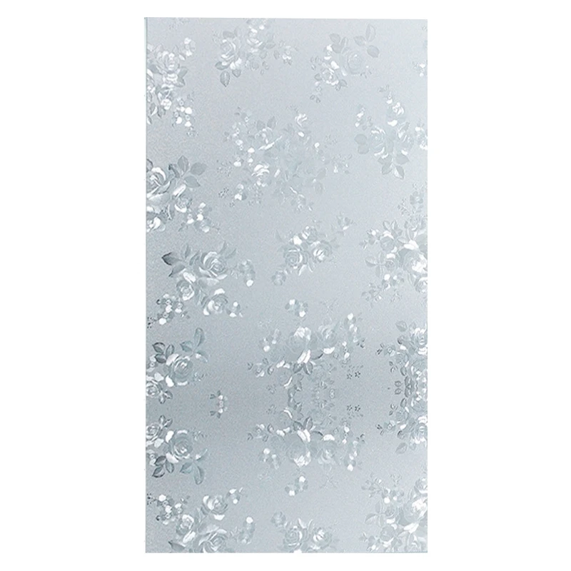 

Китайская роза, оконная пленка для конфиденциальности, статическая липкая самоклеющаяся наклейка на стену, стеклянная оконная