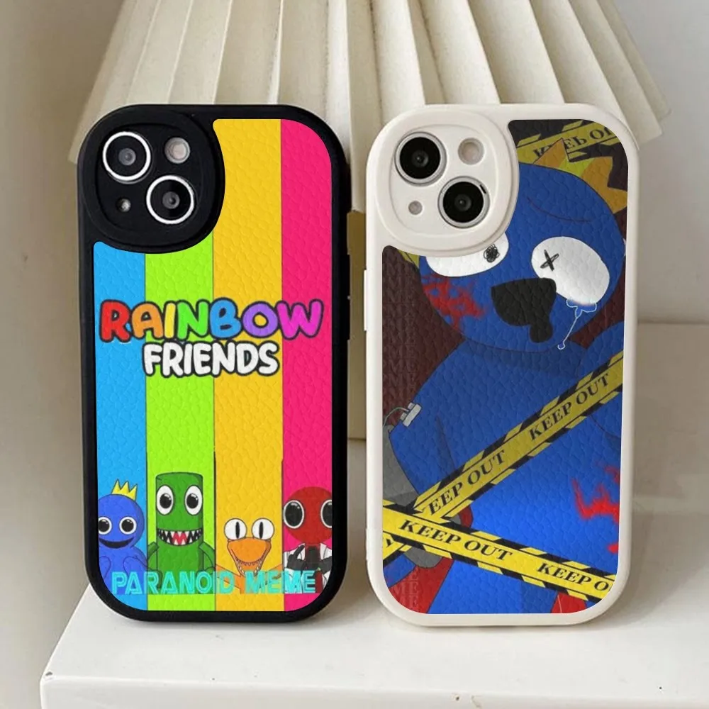 

Rainbow Friends Toy Phone Case Hard Leather For iPhone 14 13 12 Mini 11 14 Pro Max Xs X Xr 7 8 Plus Fundas
