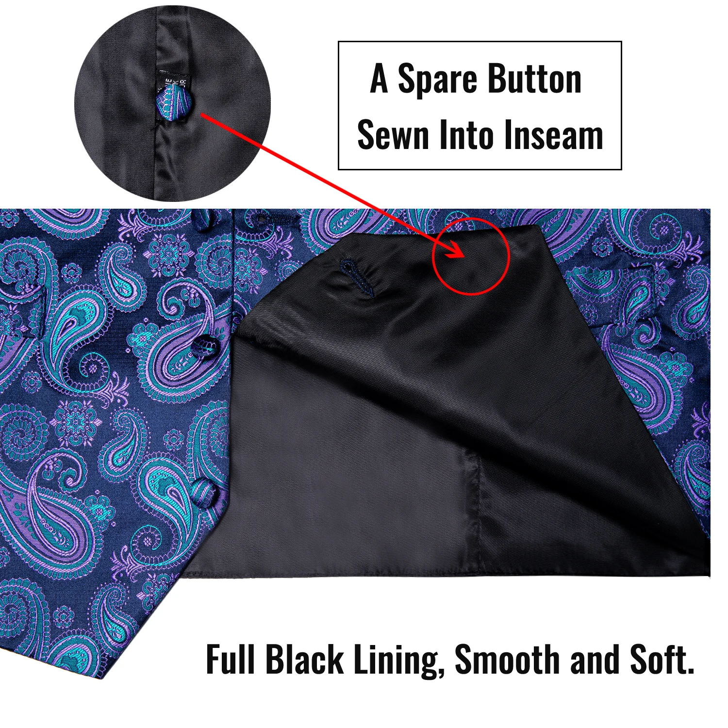 Men Vest Tie Set Classic Wedding Paisley Black Gold Paisley Tuxedo Suit Vest Formal Dress Male Waistcoat Sleeveless DiBanGu dress vests