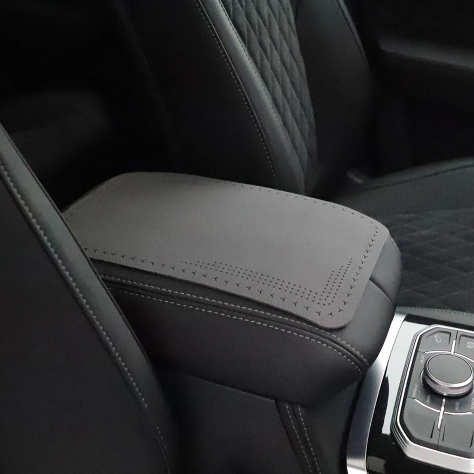 

Suede Car Central Armrest Pad Anti Slip Auto Center Console Arm Rest Mat Seat Box Cover for Car Interior Accessories
