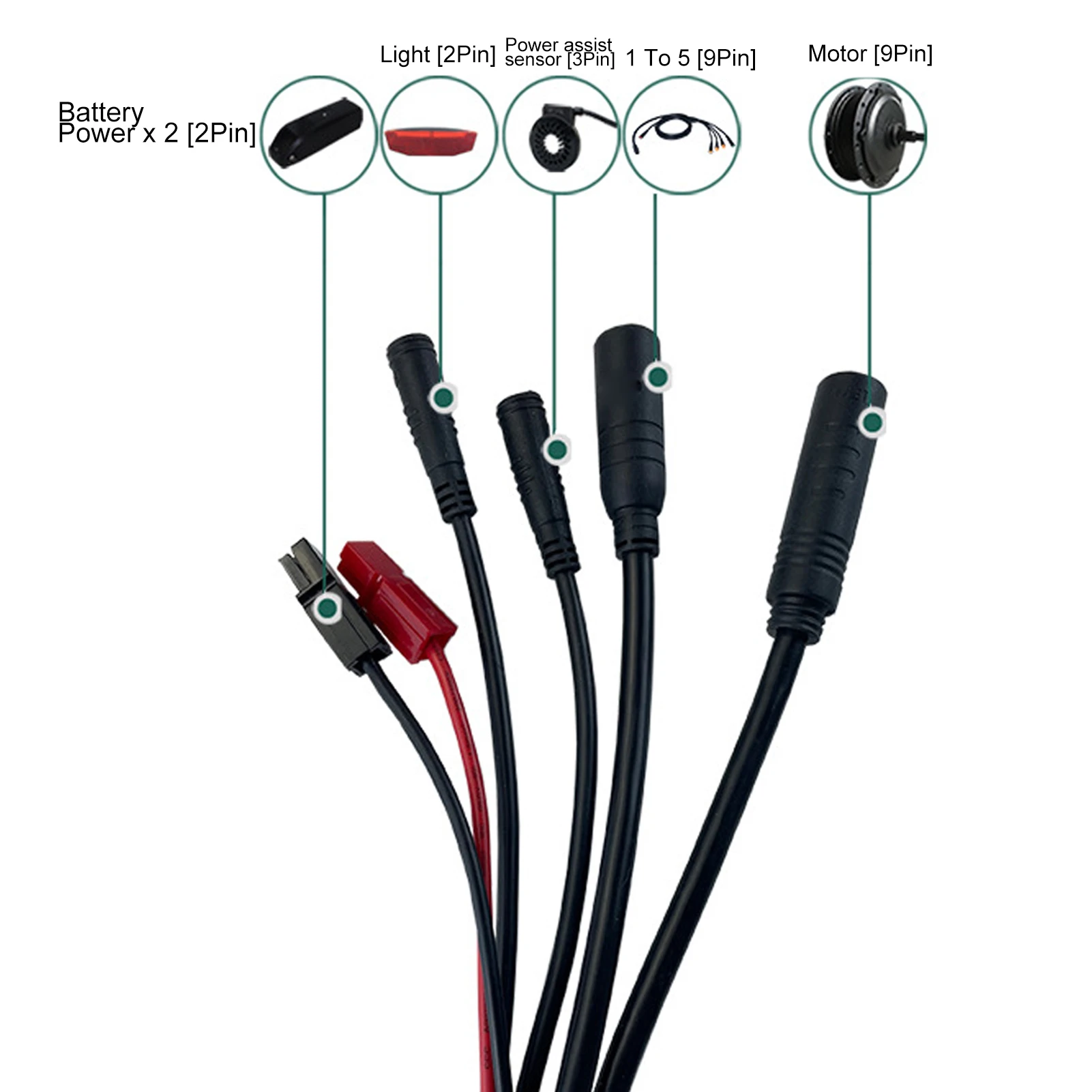 Electric Bicycle 36V/48V 30A Waterproof Controller with S810 Display Kit for 36V/48V 1000W Motor