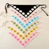 French Pastoral Style Crochet Headscarf Sweet Handmade Hollow Knitted Triangle Scarf Hairband 1