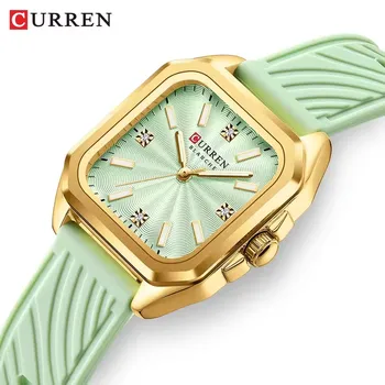CURREN 9113 Stylish Ladies' Quartz Watch, Waterproof Square Small Dial Wristwatch with Sleek Design for Daily Wear