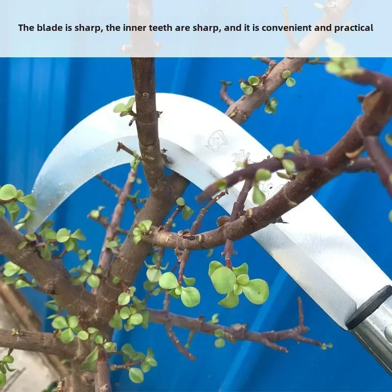 New Sickle, home lawn mower, outdoor tree branch repair, open circuit knife, long handled chopping knife, weeding hook knife