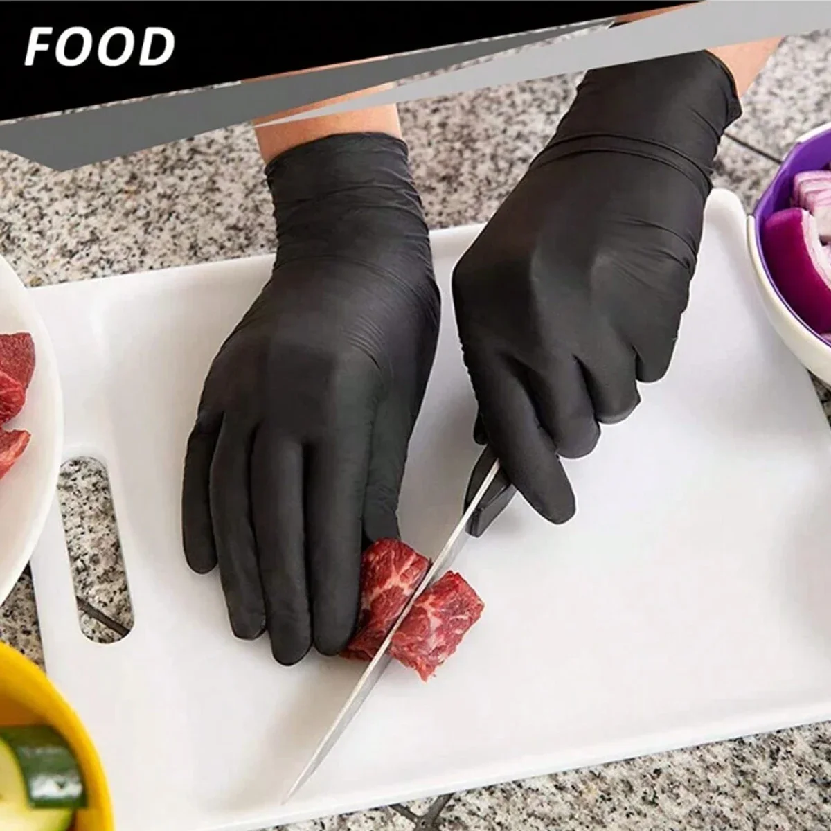 20/50/100pcs Vinyl Disposable Gloves Disposable Gloves For Home Cleaning And Food Preparation Cleaning Are Suitable