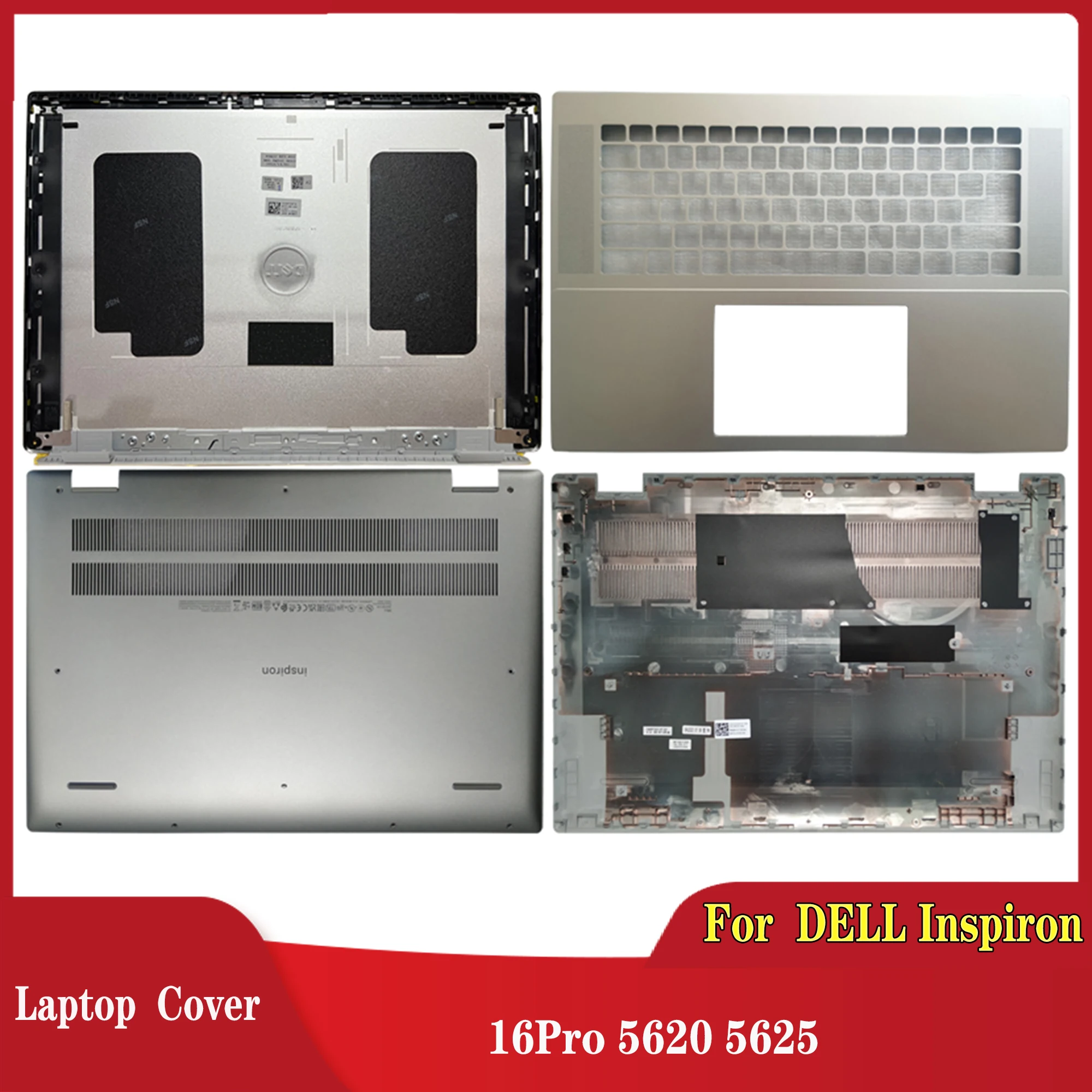 Laptop Lcd Tampa Traseira Dell Inspiron 16pro Encosto Superior Fundo do Case 0hj5pc 010c5k 095mn1 5620 5625 0fdn37 Novo