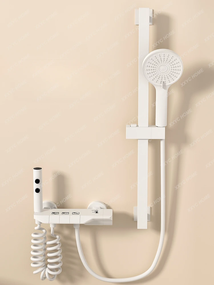 

Simple Shower Set Pressure Shower Split Mixing Valve Hot and Cold Faucet