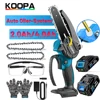 6-inch Mini Chainsaw Cordless with 0/1 Big Batteries,Handheld Electric Power Chain Saw with Auto Oiler-System for Tree Trimming 1